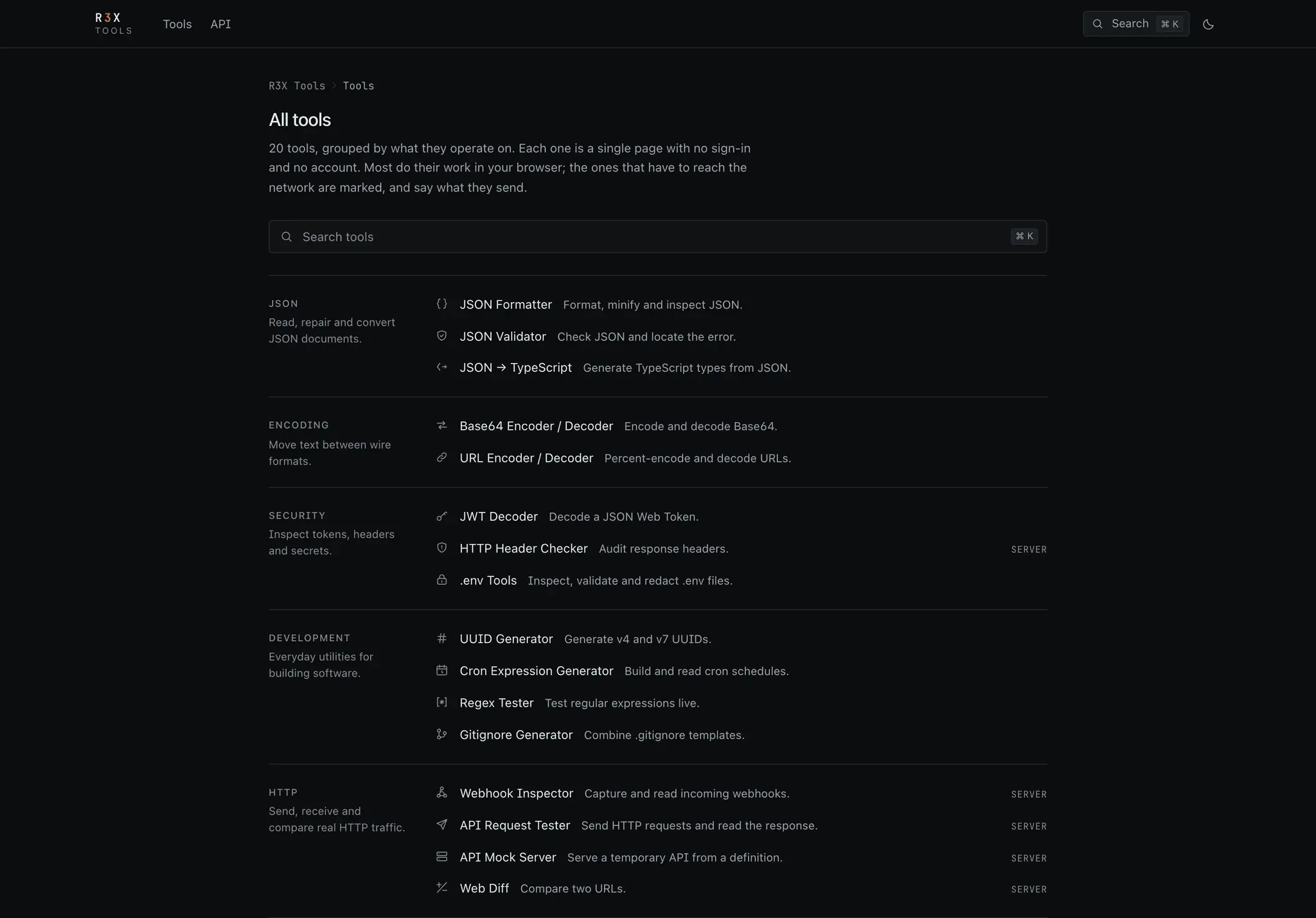 Screenshot 1 of R3X Tools