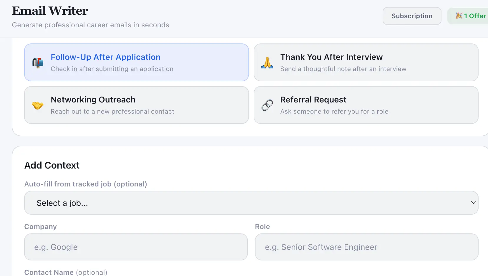 Screenshot 2 of CareerAutoPilot AI
