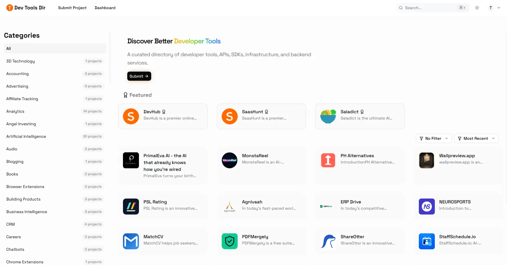 Screenshot 1 of Dev Tools Dir