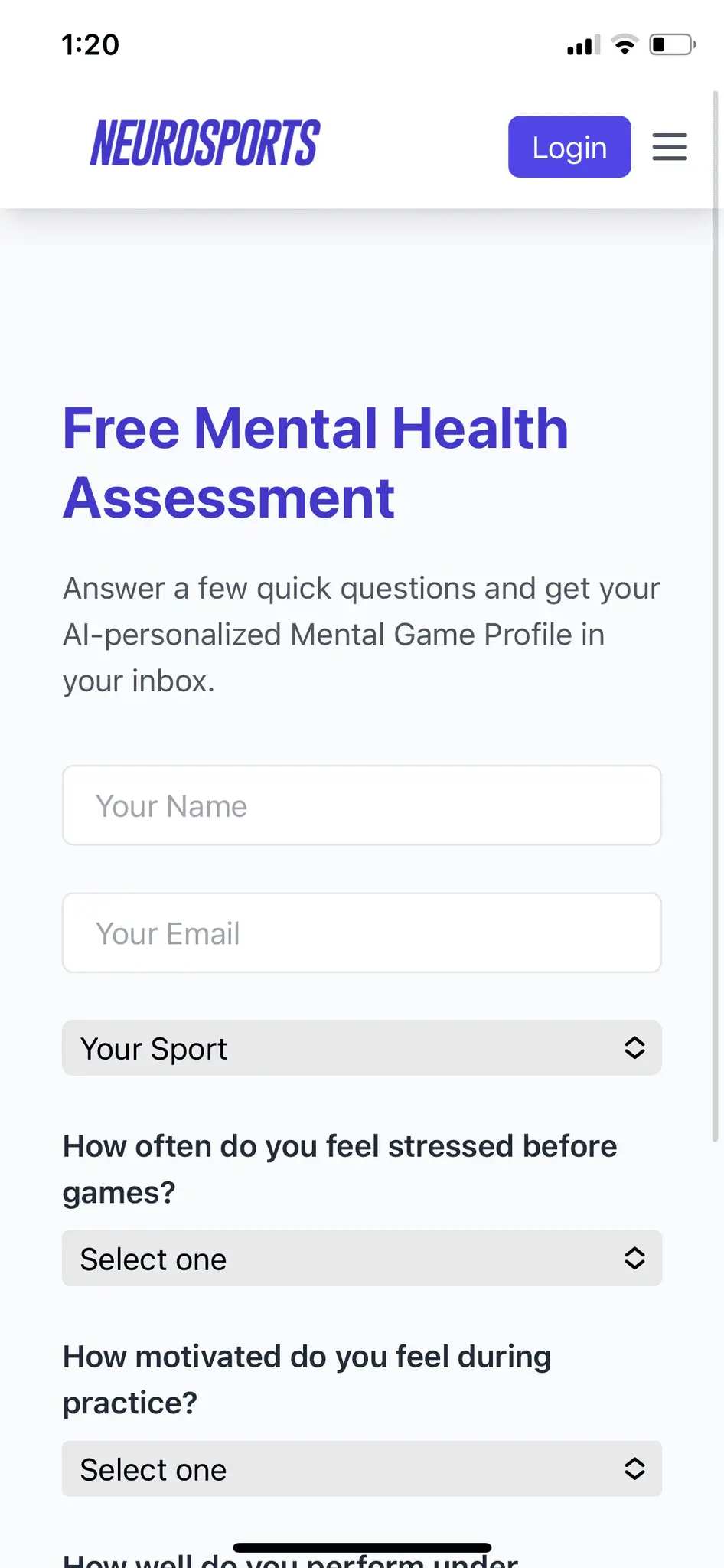 Screenshot 9 of NEUROSPORTS