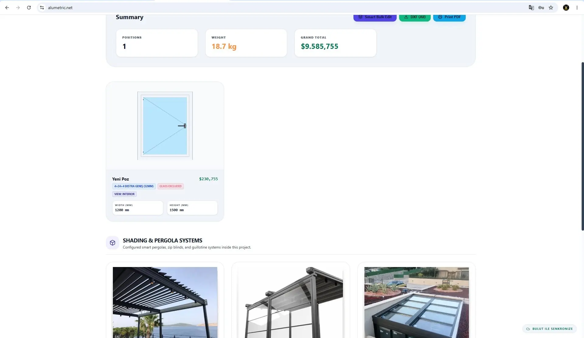 Screenshot 1 of Alumetric
