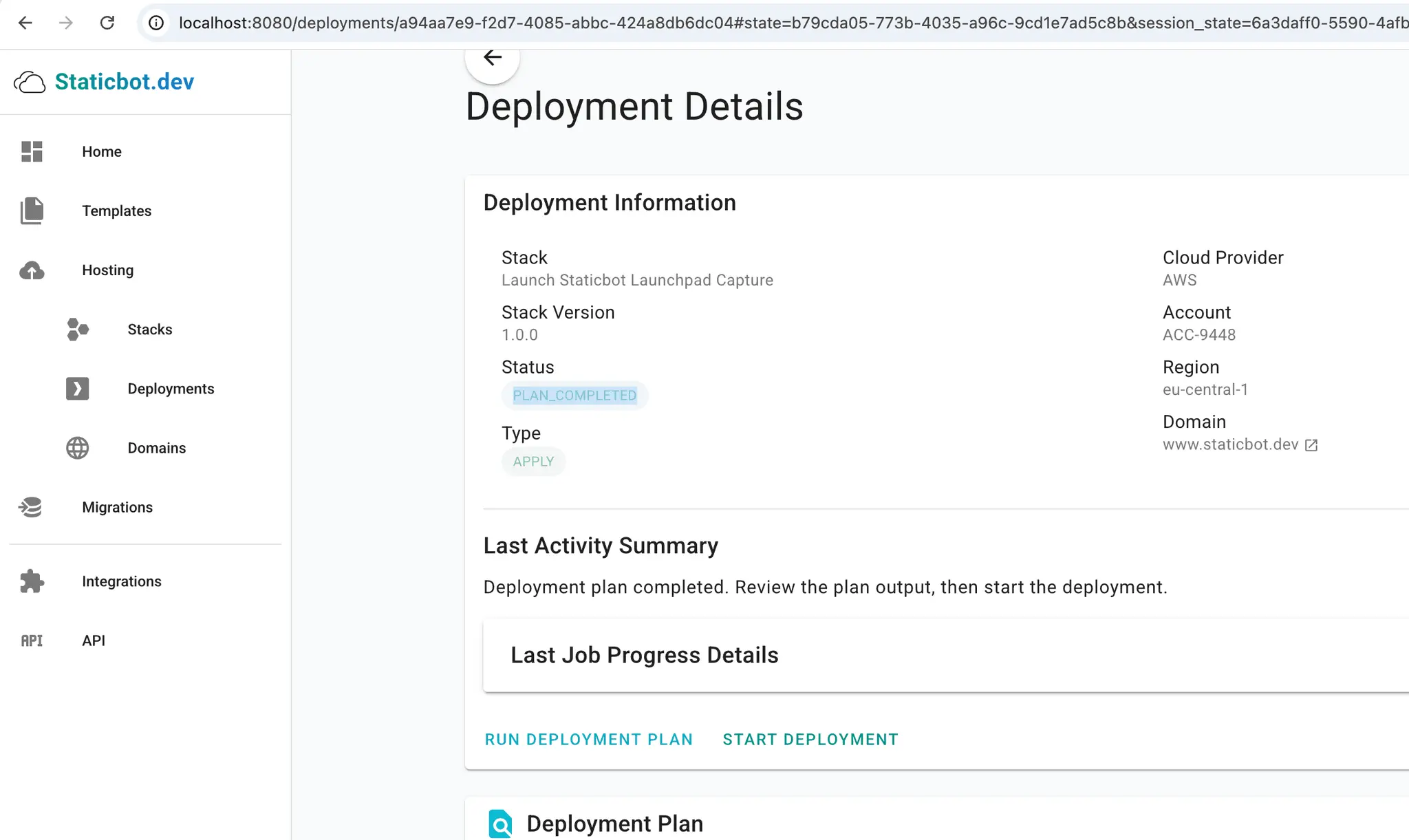 Screenshot 3 of Staticbot.dev