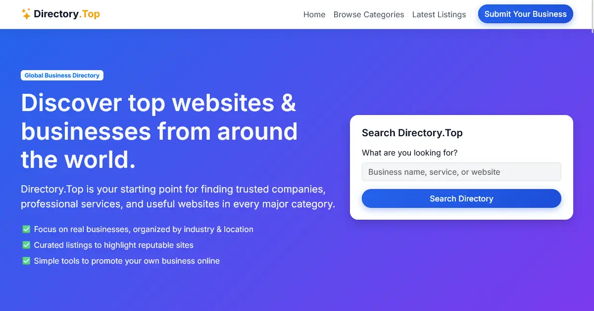 Screenshot 1 of Directory.Top
