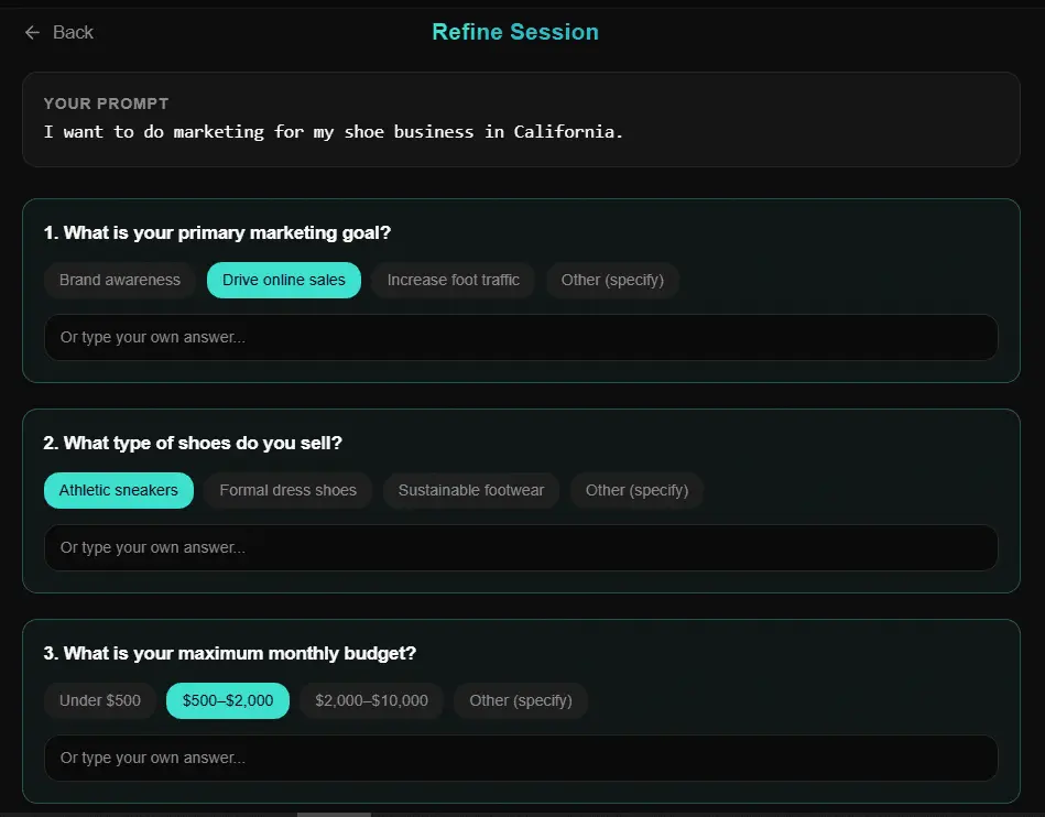 Screenshot 5 of Level Up My Prompt