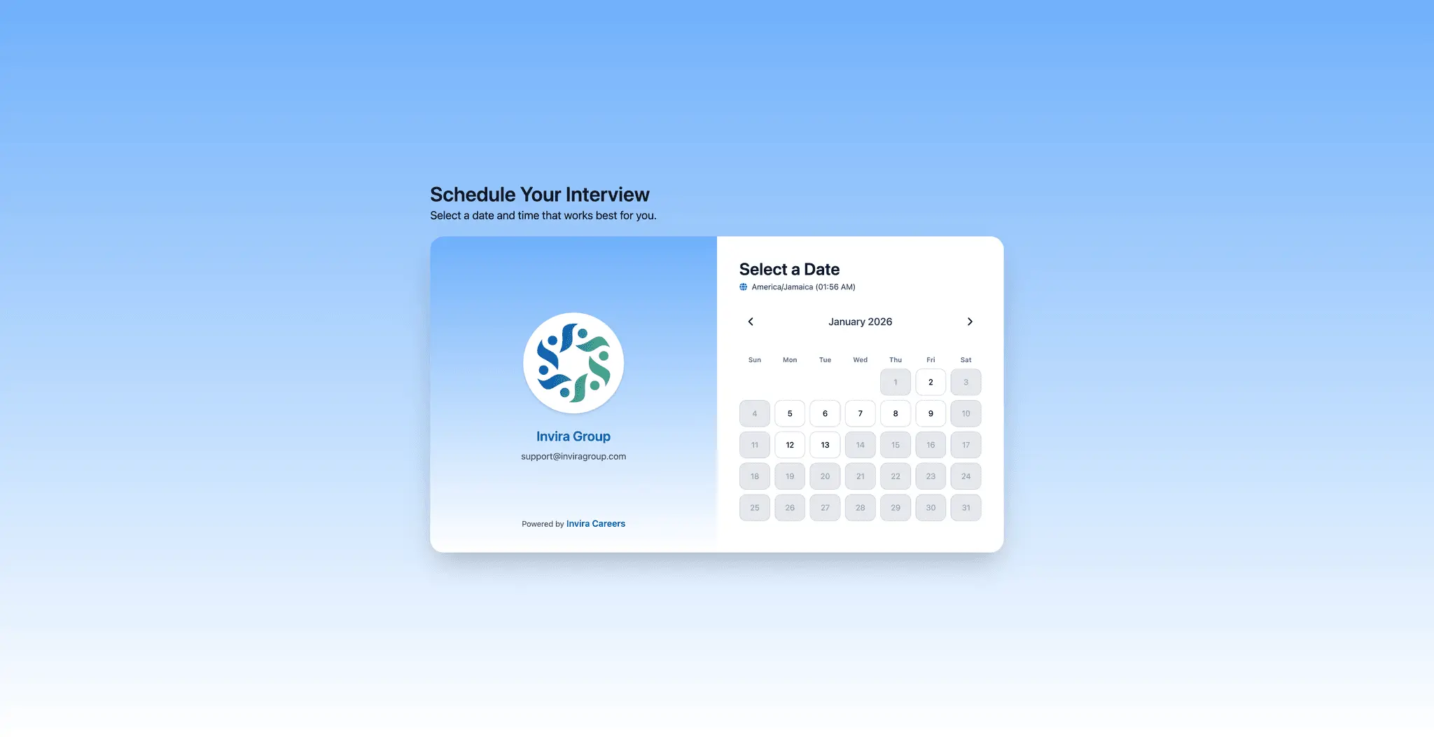 Screenshot 1 of Invira Careers