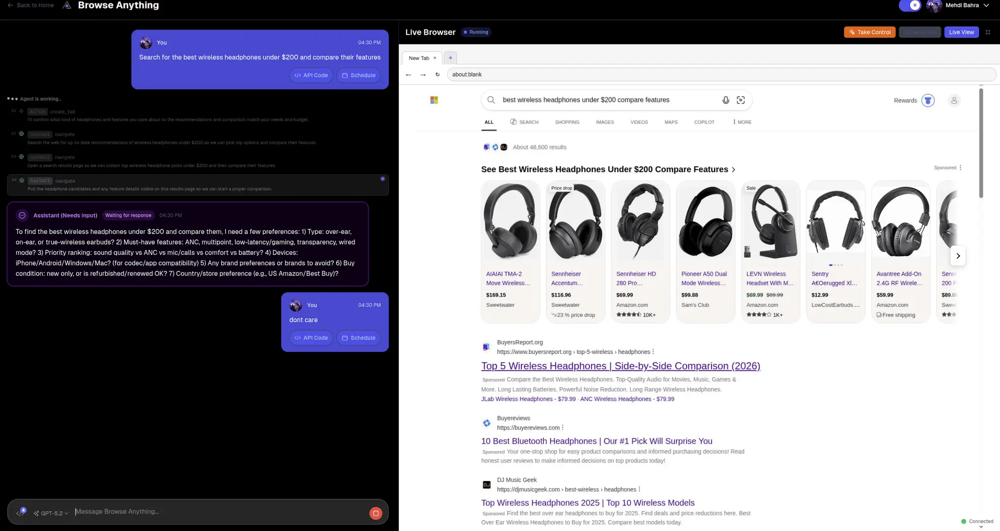 Screenshot 1 of Browse Anything