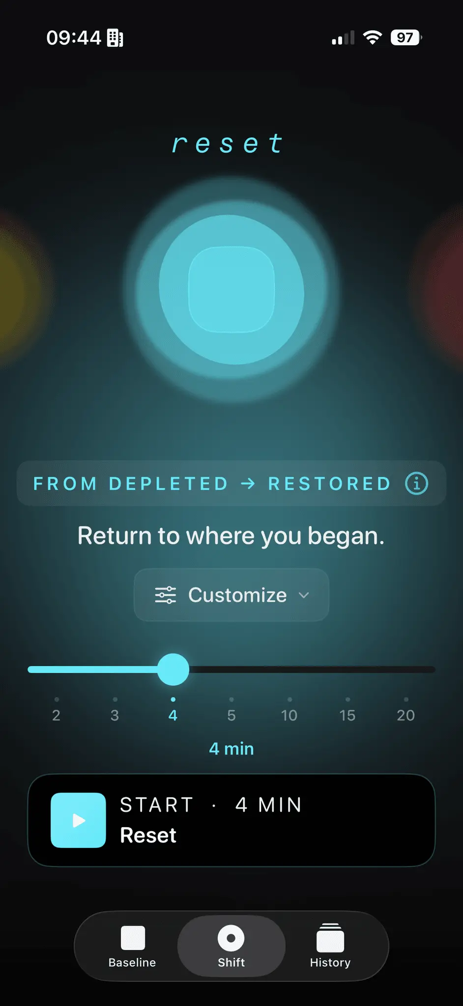 Screenshot 3 of BaselineBody: daily movement