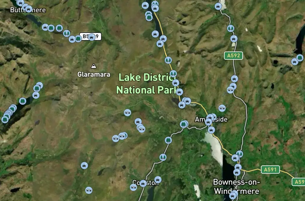 Screenshot 3 of Camplocation app