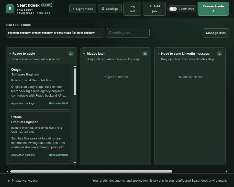Screenshot 2 of Searchdesk