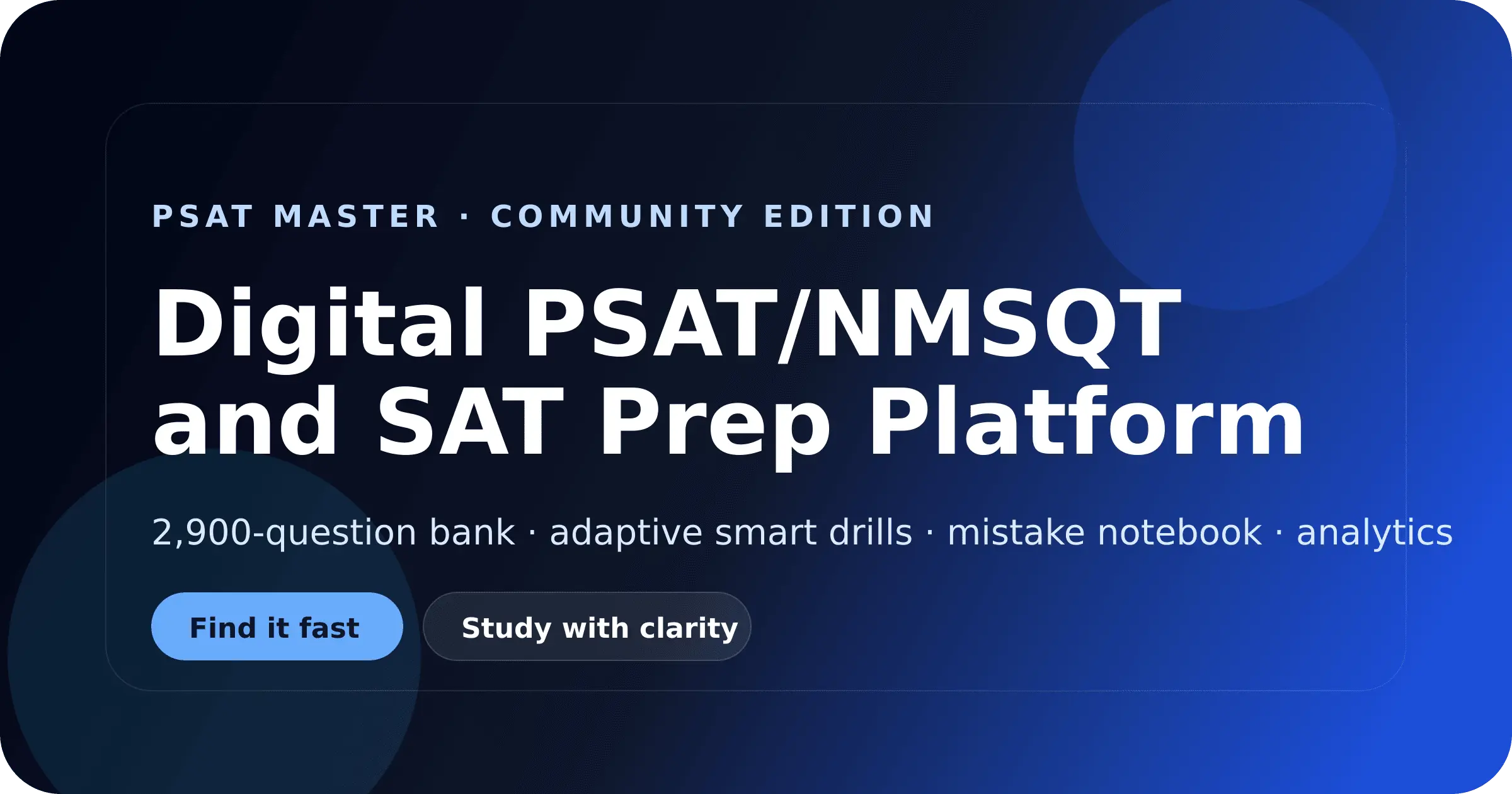 Screenshot 1 of PSAT Master