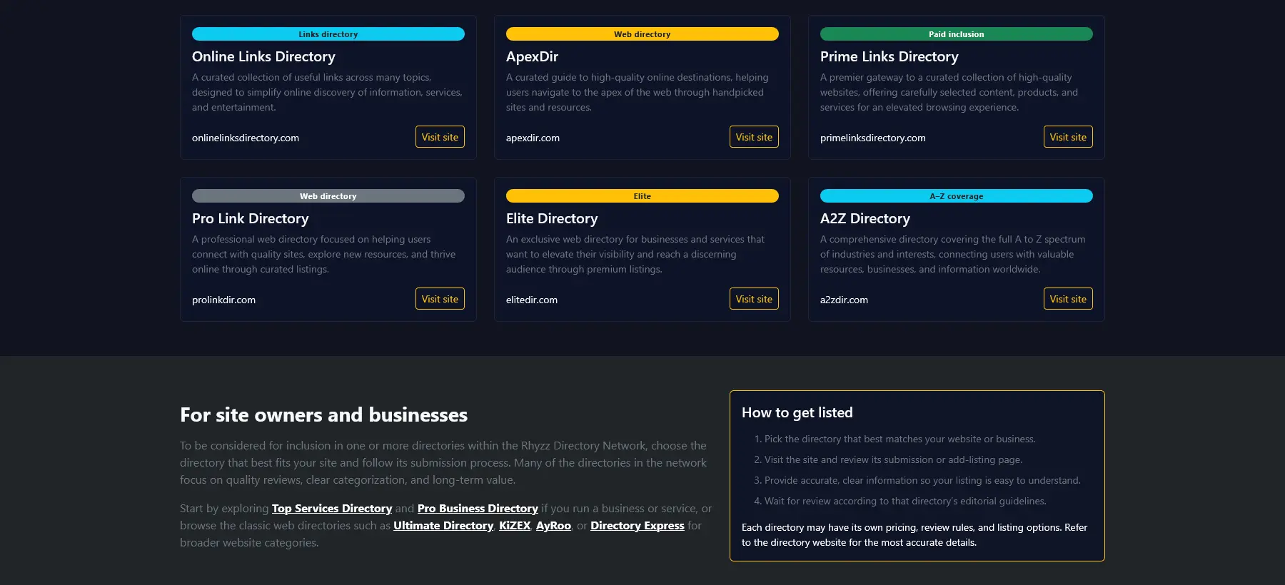 Screenshot 2 of Directories.Best