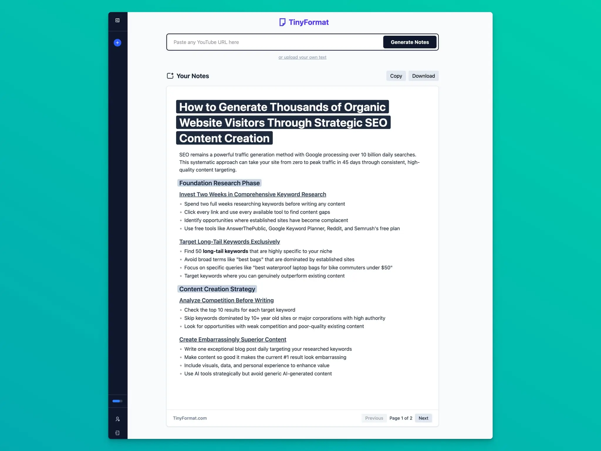Screenshot 1 of TinyFormat