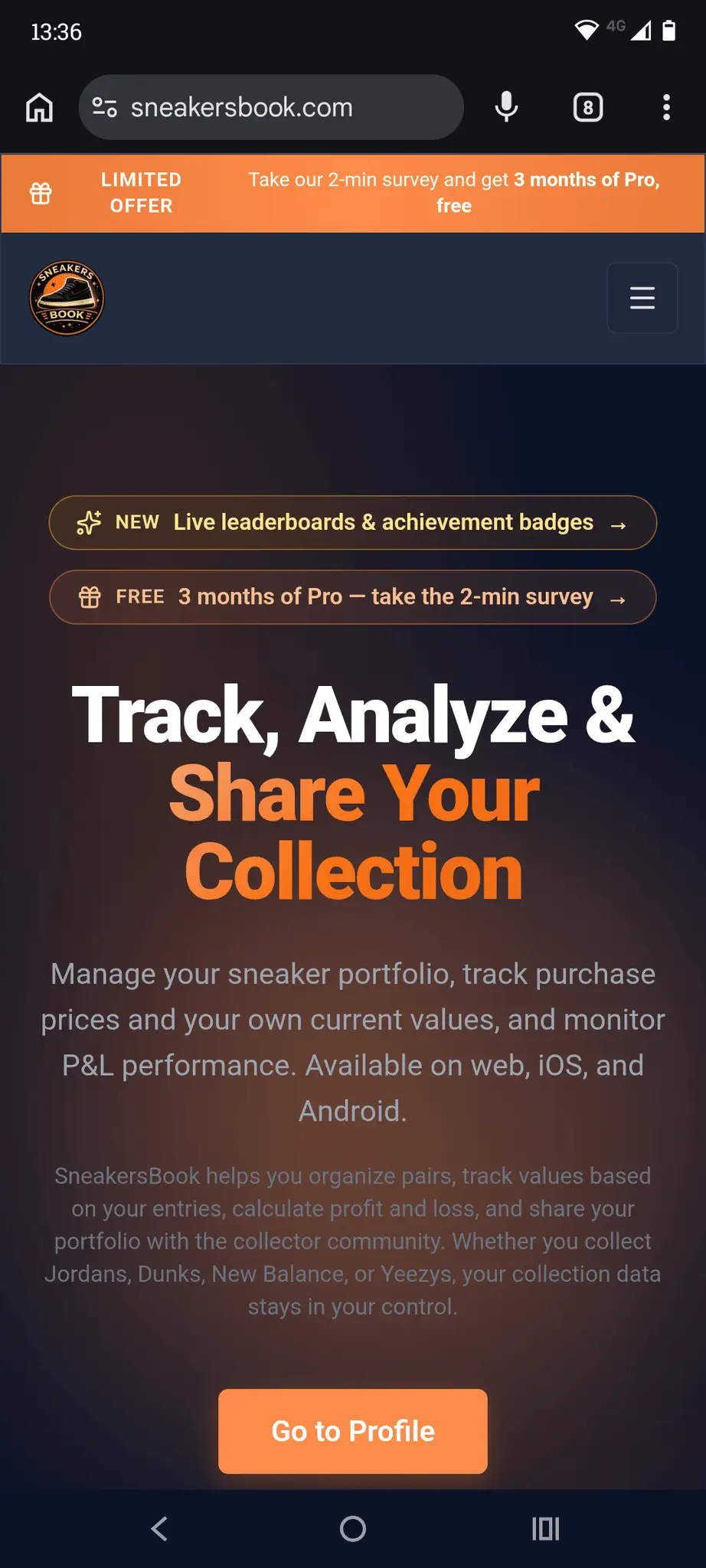 Screenshot 2 of SneakersBook