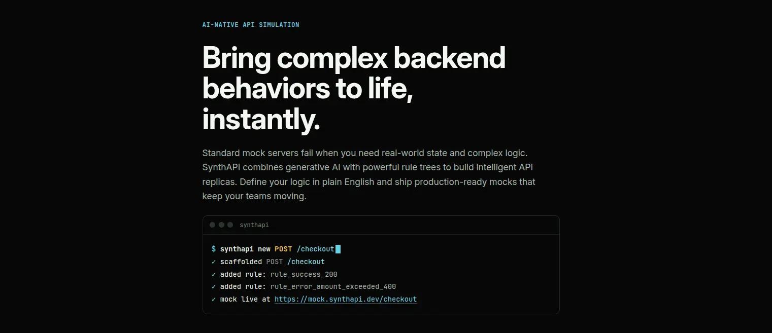Screenshot 1 of SynthAPI