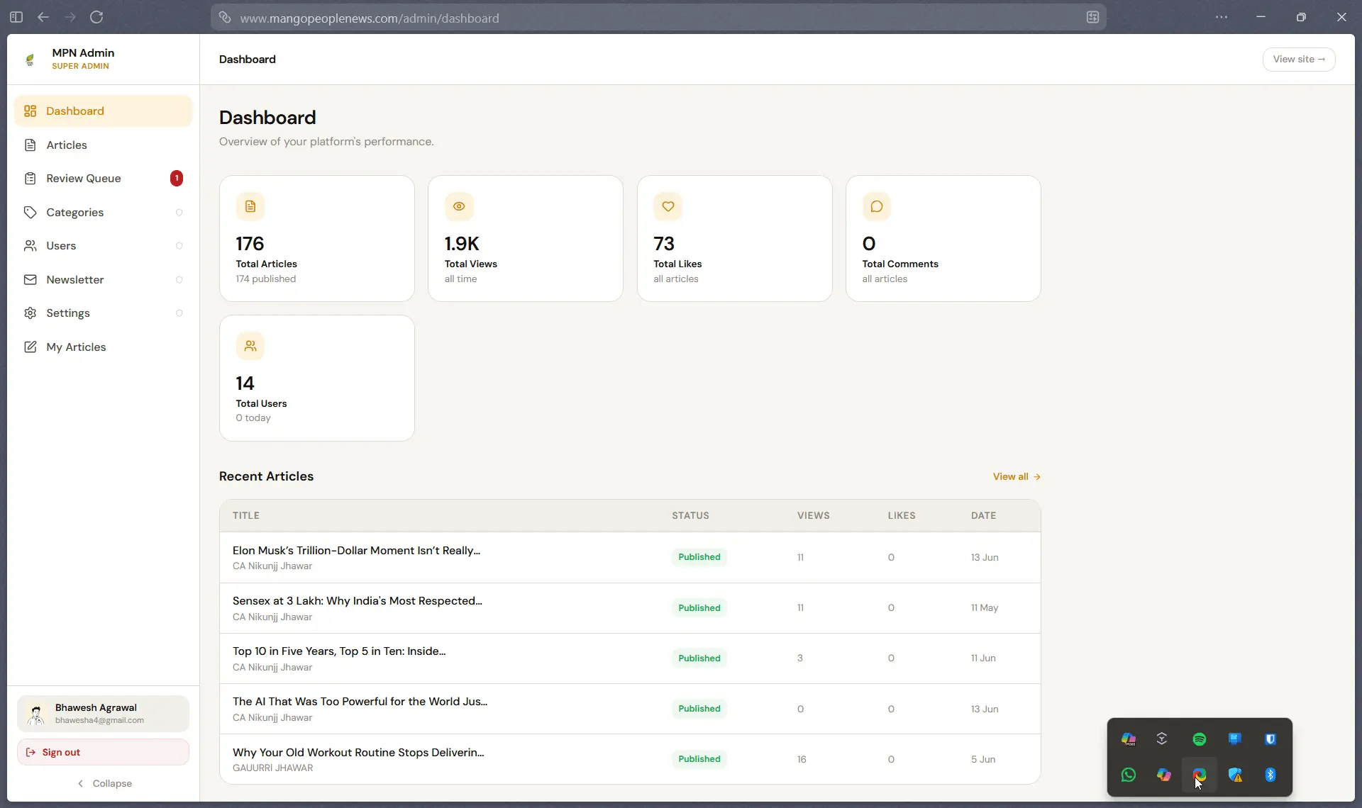 Screenshot 4 of Mango People News