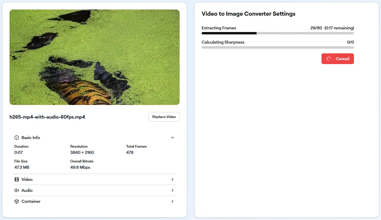 Screenshot 1 of Video to JPG