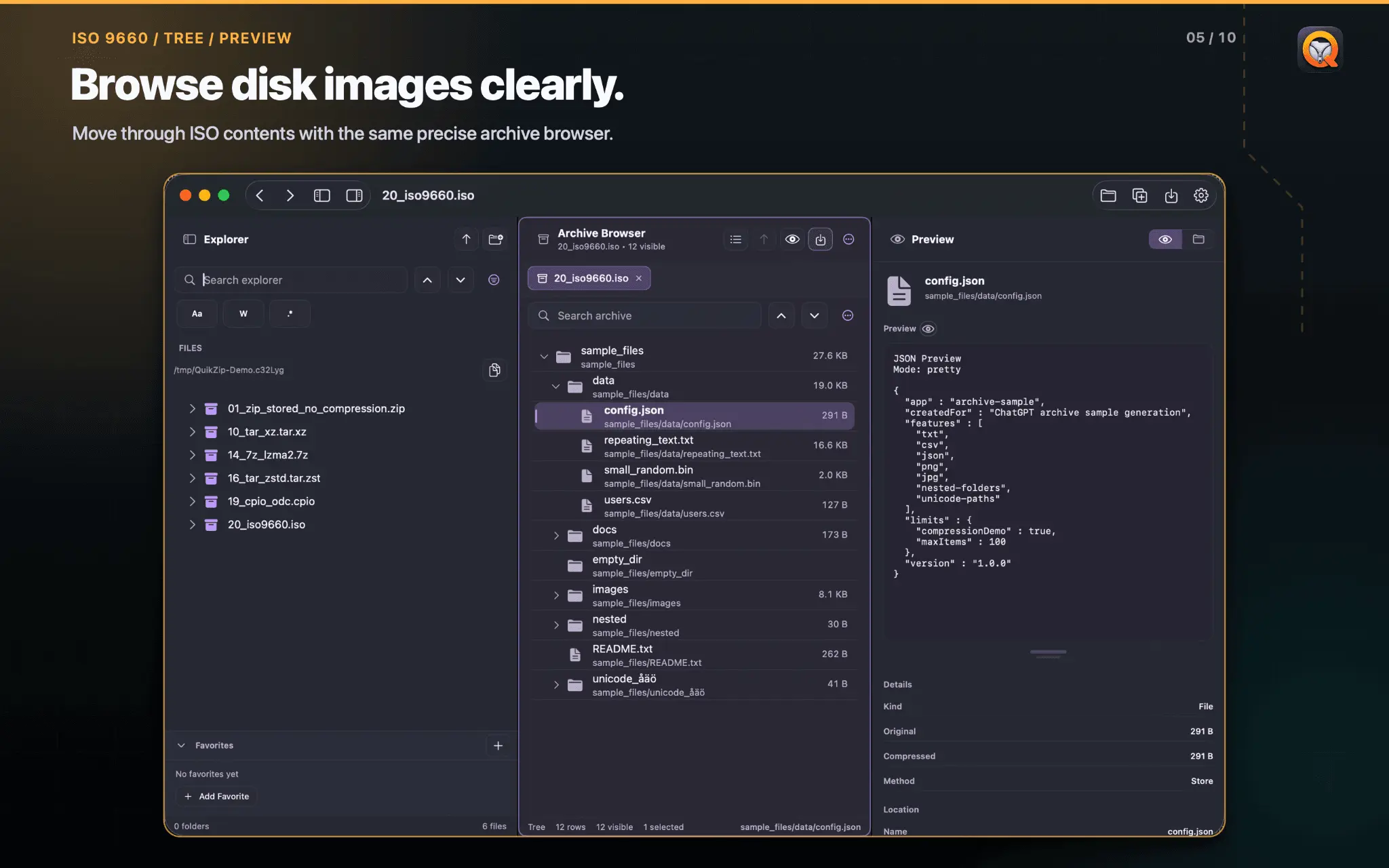 Screenshot 5 of QuikZip