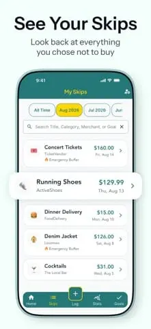 Screenshot 1 of Unspent: No Spend Tracker