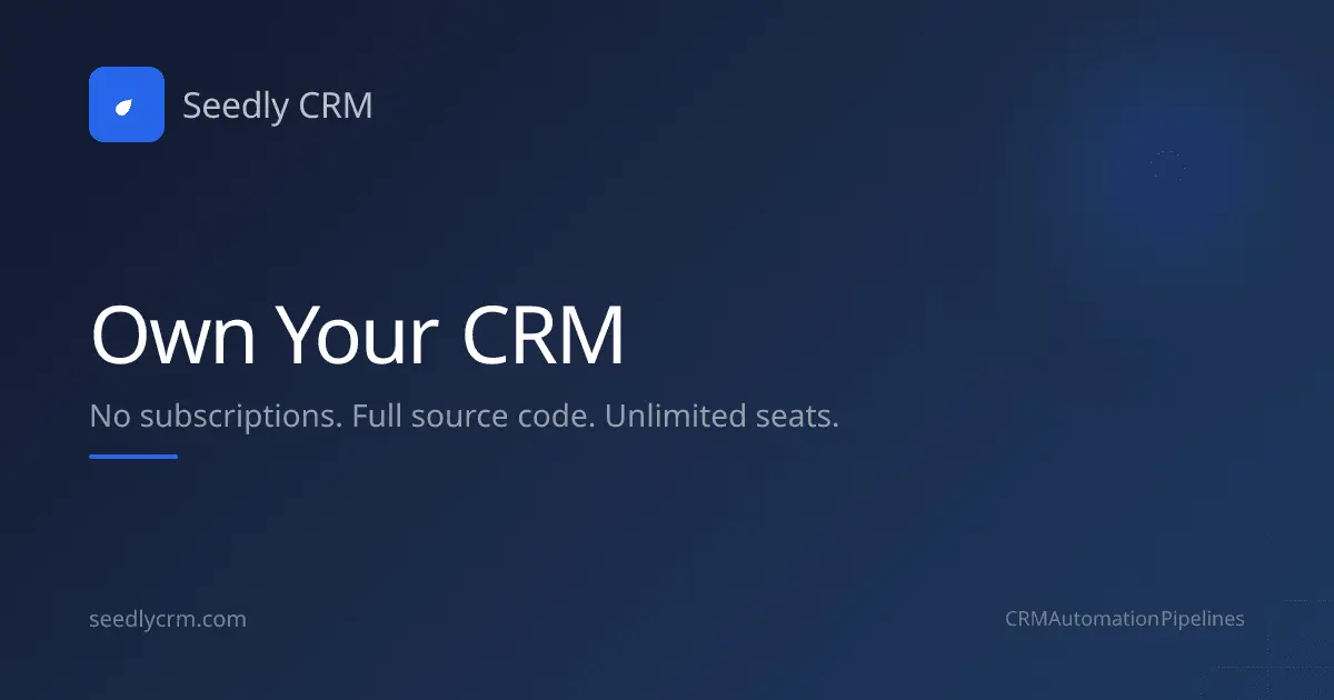 Screenshot 2 of Seedly CRM