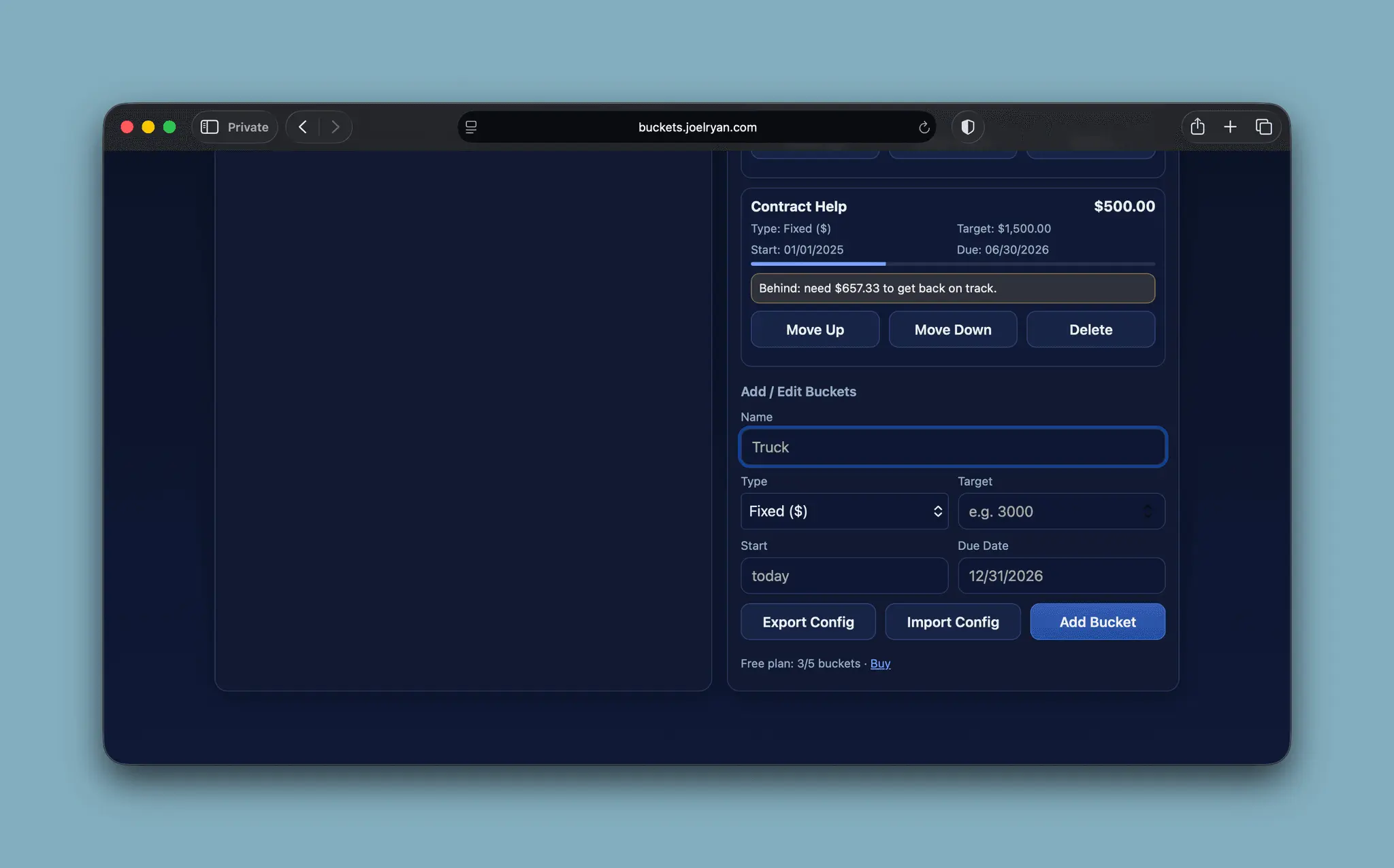 Screenshot 3 of Balance Buckets