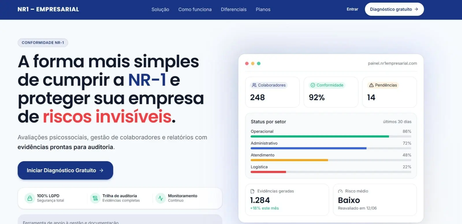 Screenshot 1 of NR1 Empresarial