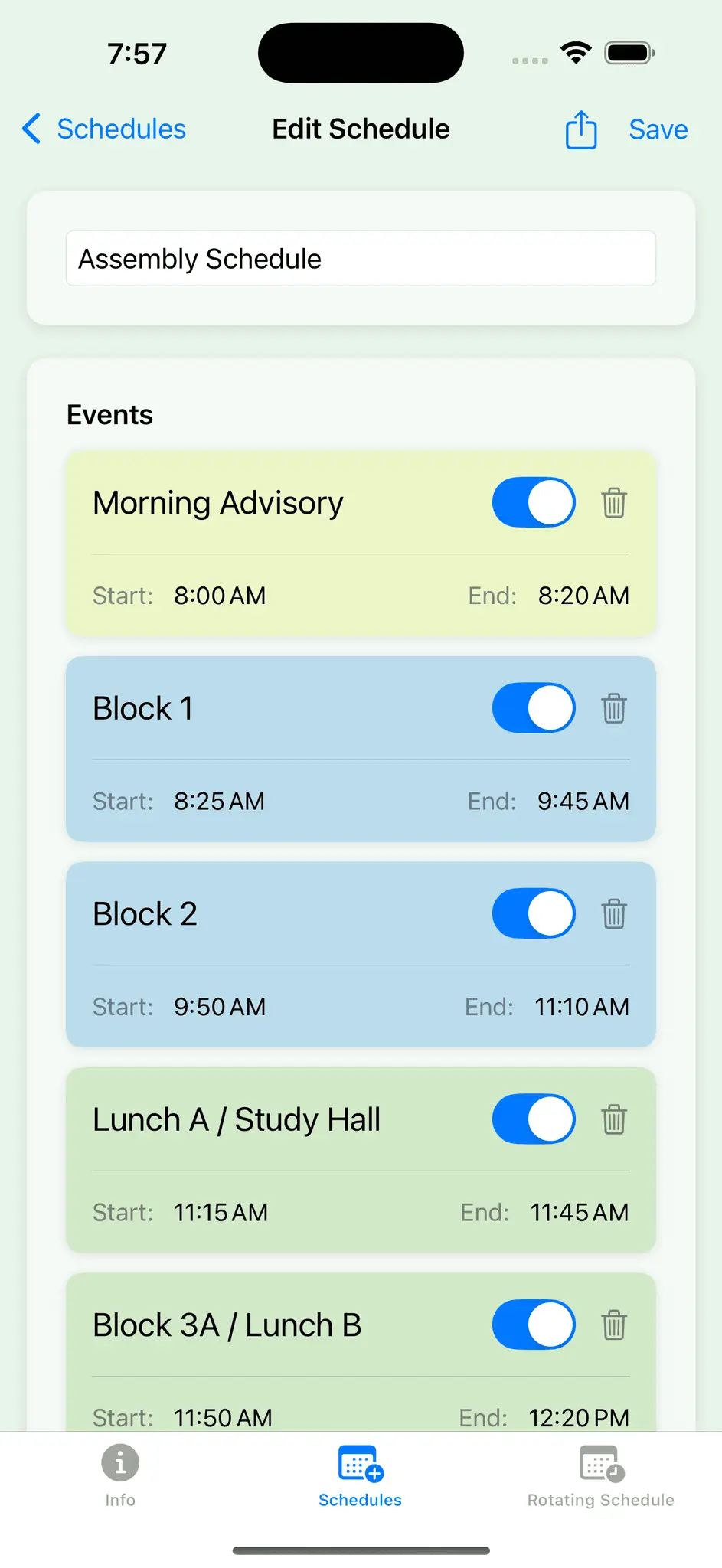 Screenshot 7 of iSchedulEDU