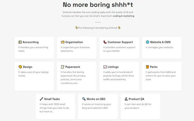 Screenshot 1 of Cofondr