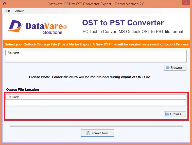 Screenshot 3 of DataVare OST to PST Converter