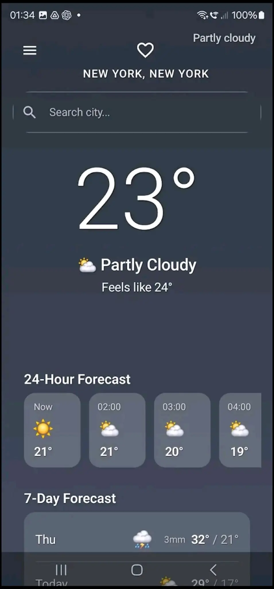 Screenshot 2 of Easy Weather: Local & Global