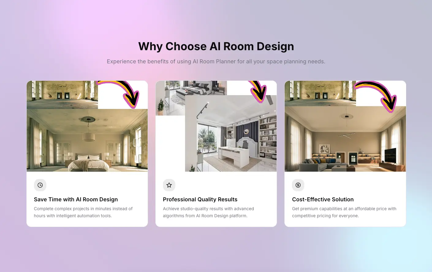 Screenshot 1 of AI Room Design Generator