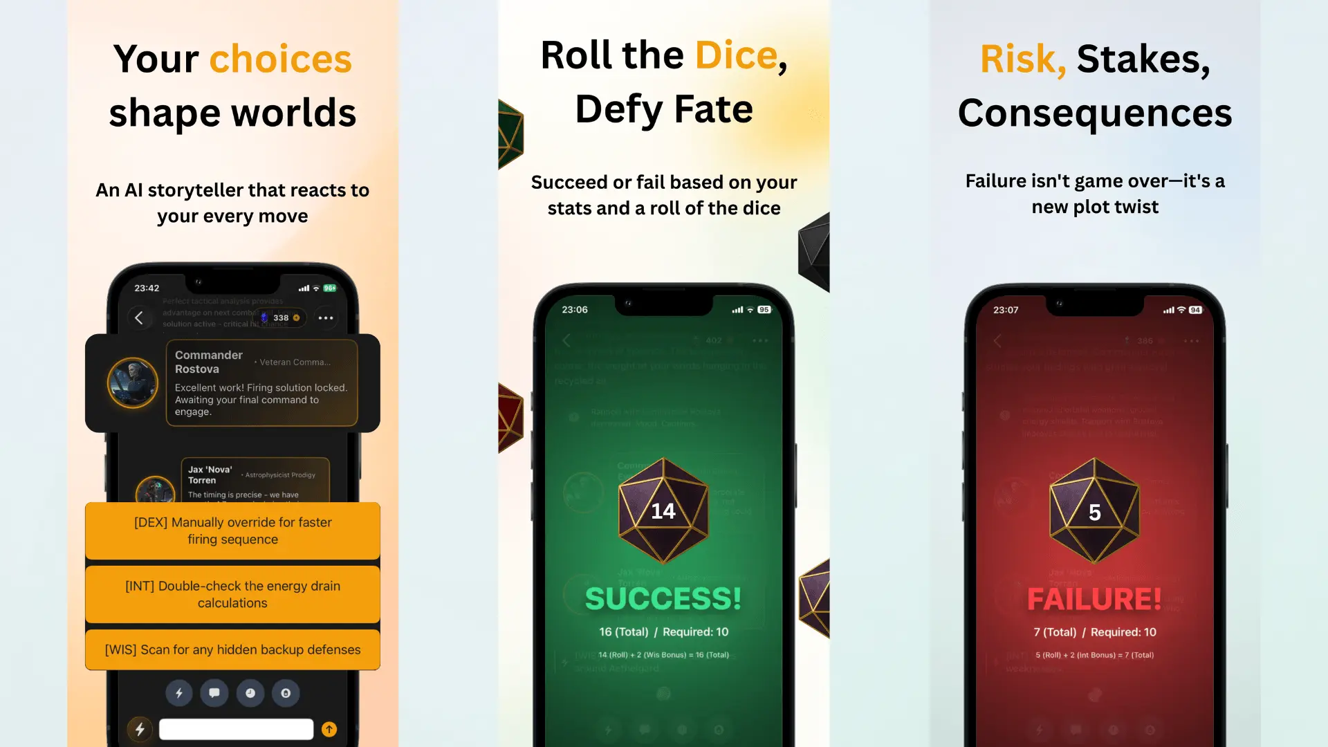 Screenshot 1 of Odyssey: AI Storyteller & RPG App