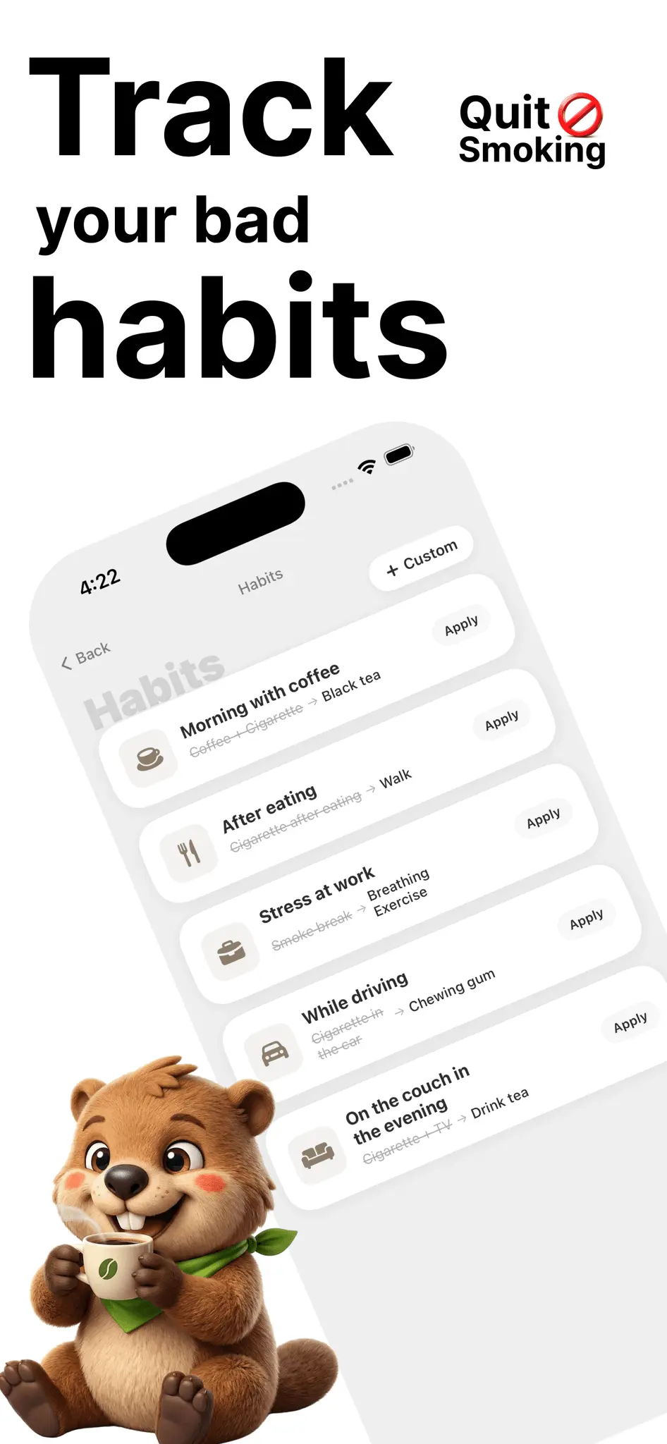 Screenshot 1 of QuitBeaver