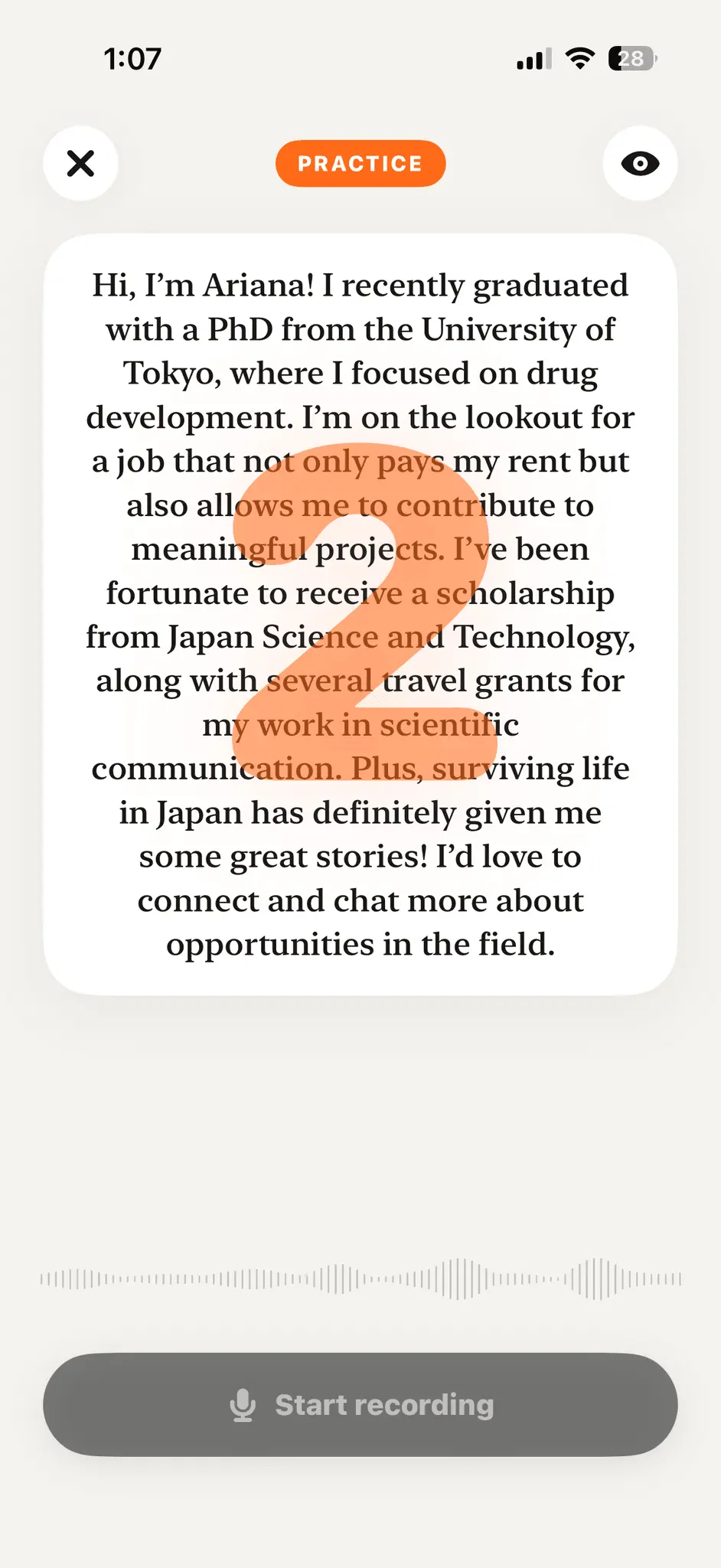 Screenshot 2 of First35 : Self Introduction 