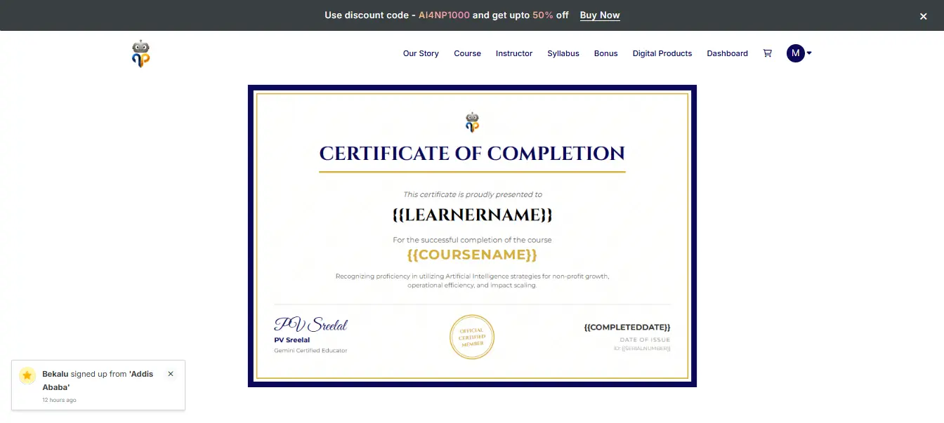 Screenshot 3 of AI for NGO