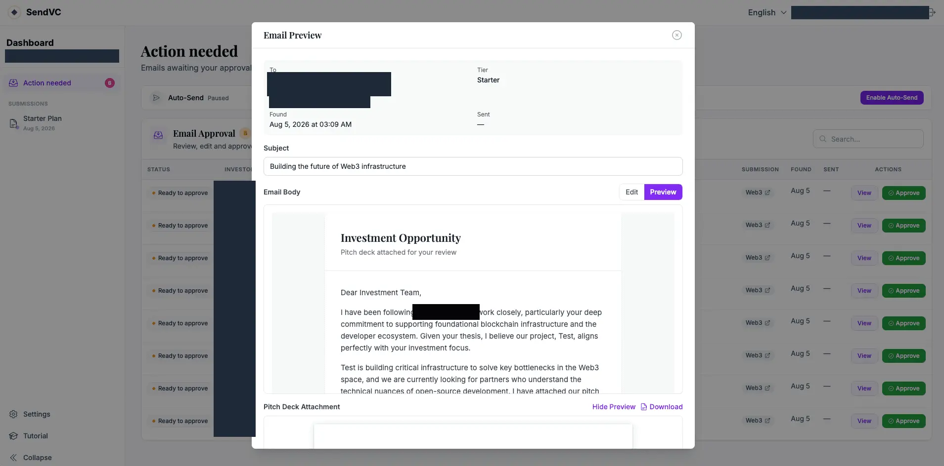 Screenshot 2 of SendVC