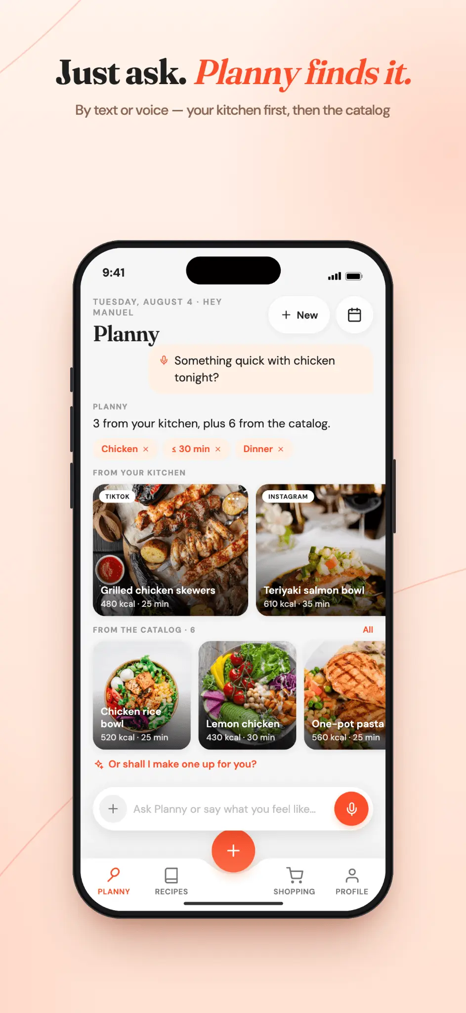 Screenshot 2 of PlannyMeals