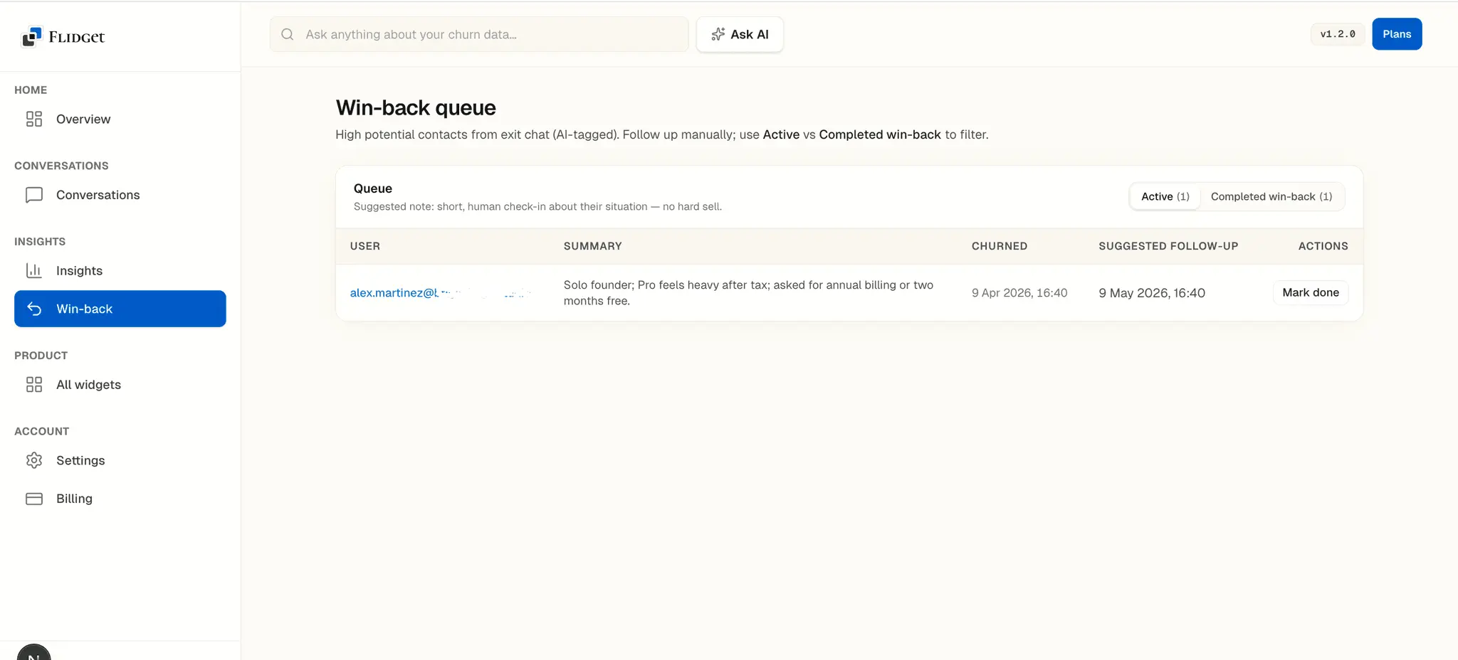Screenshot 2 of Flidget