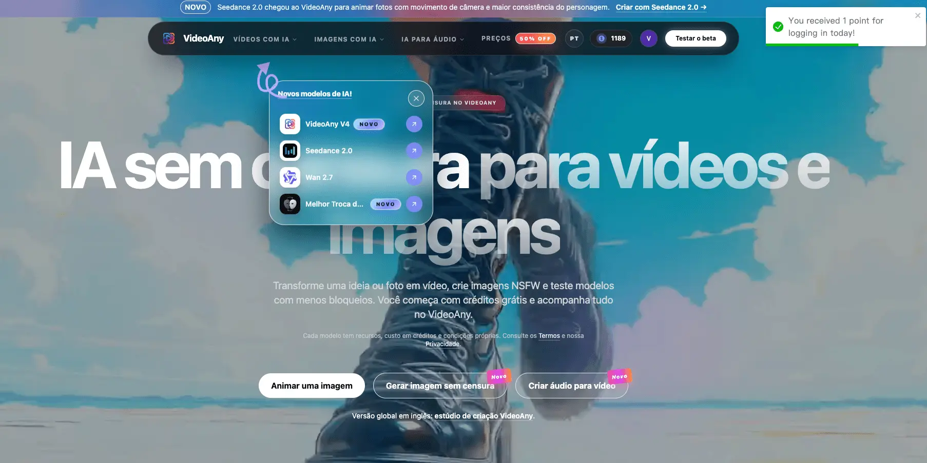 Screenshot 1 of VideoAny Brasil