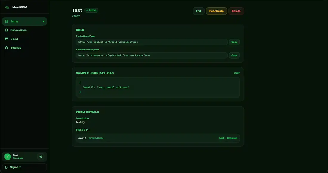 Screenshot 2 of MeetCRM
