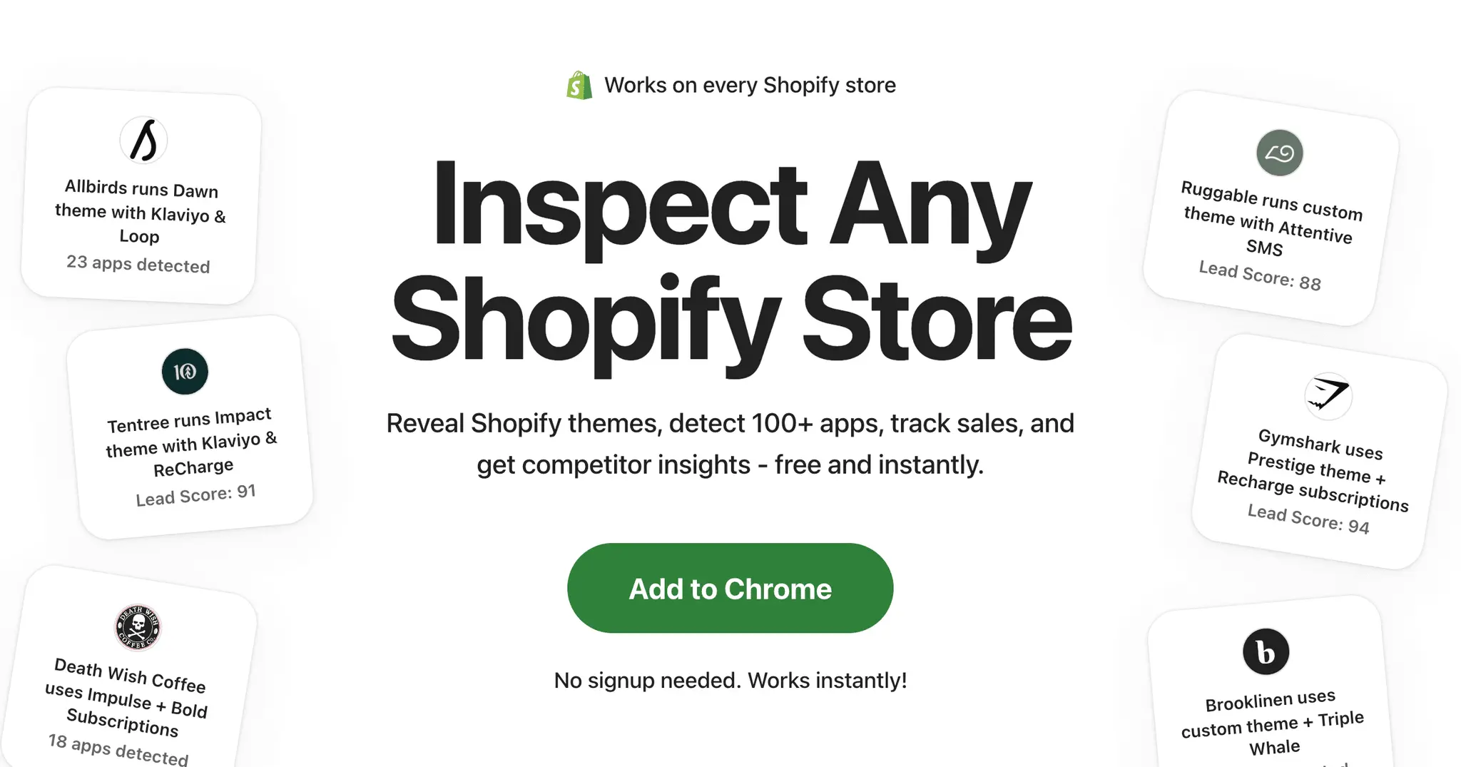 Screenshot 1 of Store Inspector - Shopify Theme & App De