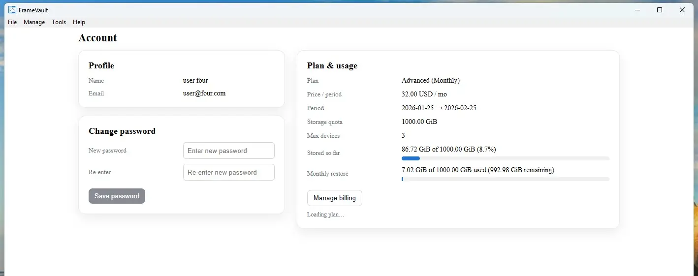 Screenshot 3 of FrameVault