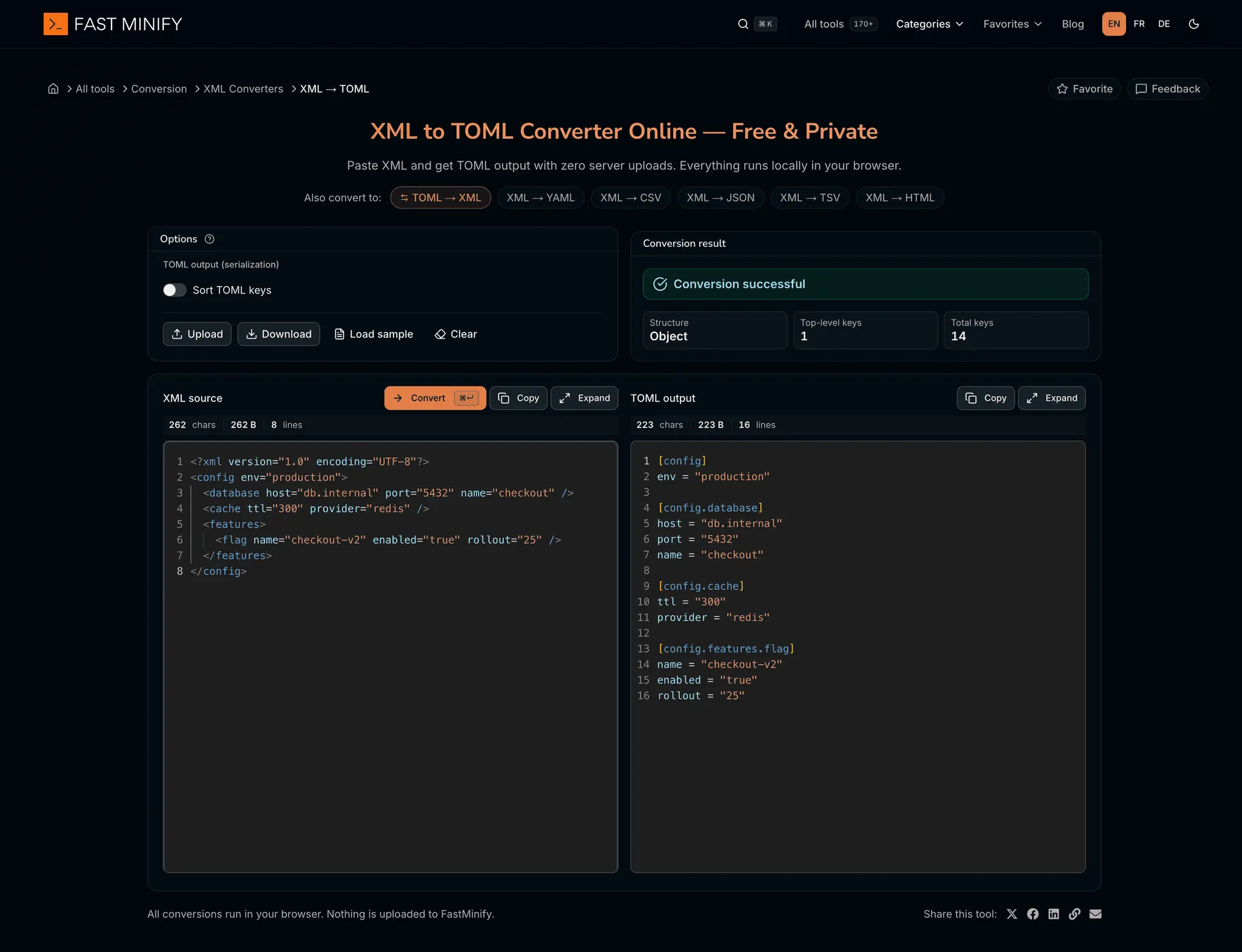 Screenshot 3 of FastMinify