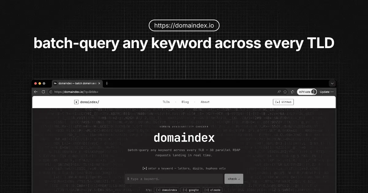 Screenshot 1 of domaindex