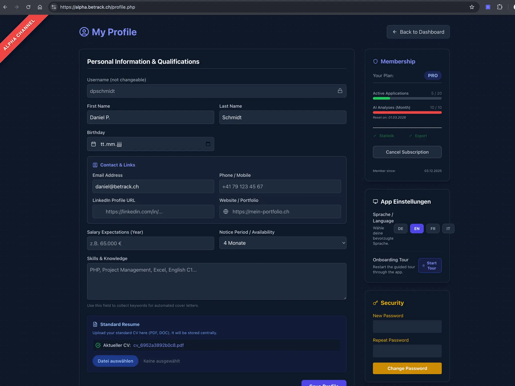 Screenshot 9 of BeTrack