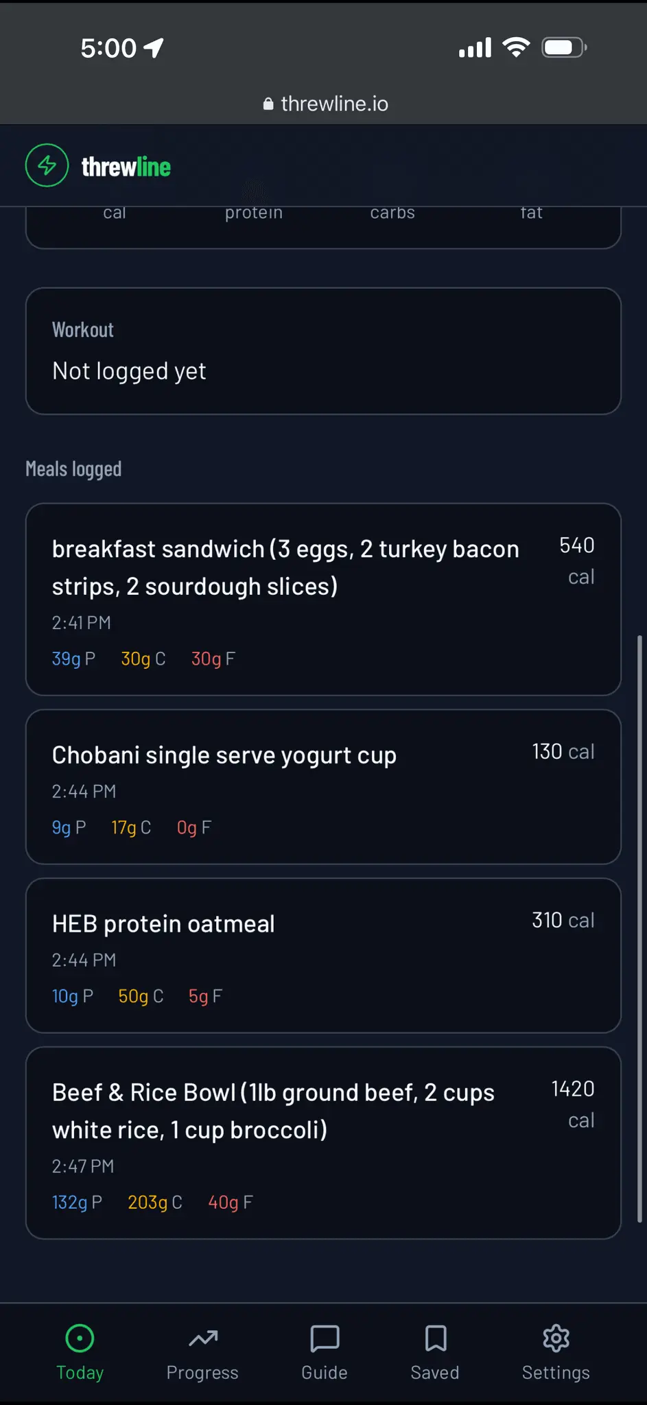 Screenshot 4 of Threwline