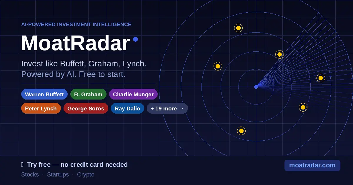 Screenshot 1 of MoatRadar