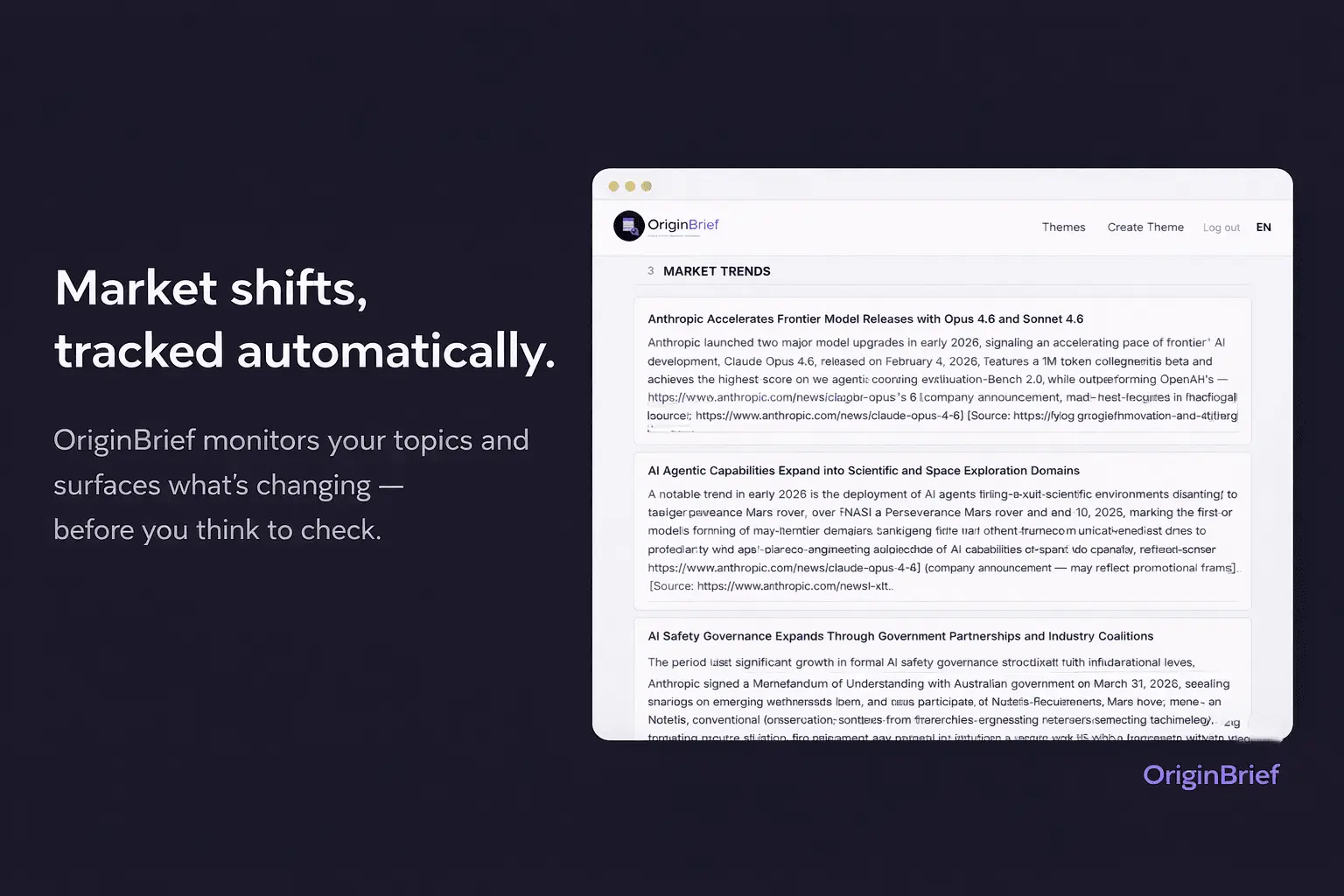 Screenshot 4 of OriginBrief