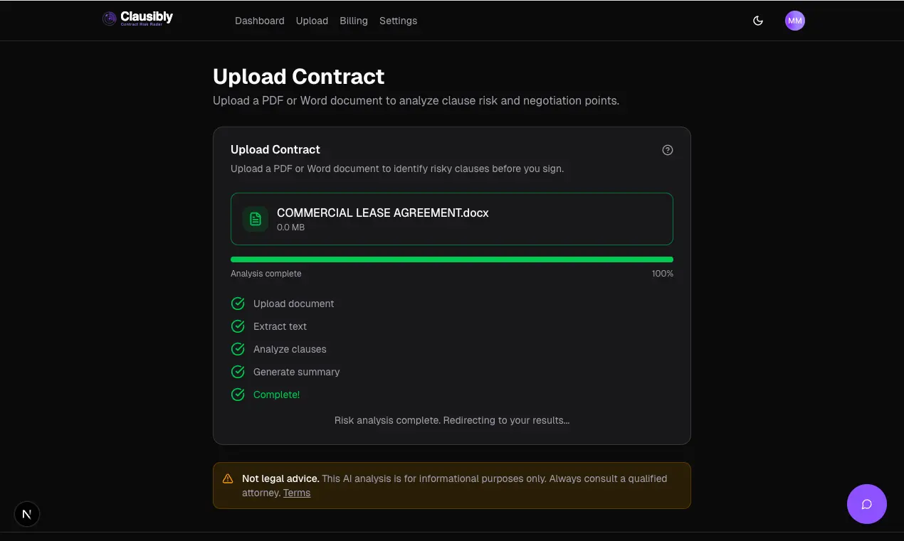 Screenshot 3 of Clausibly