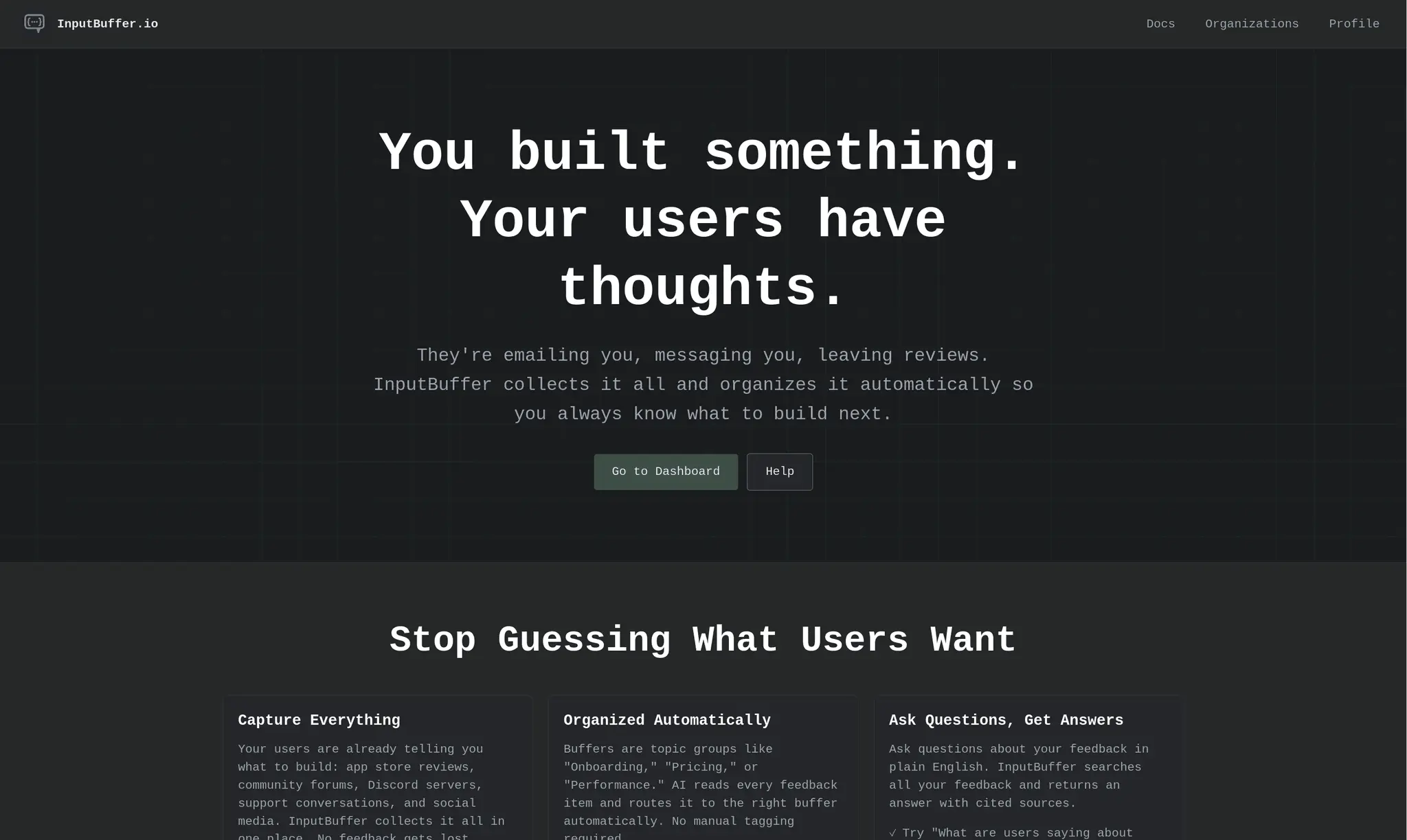Screenshot 1 of InputBuffer