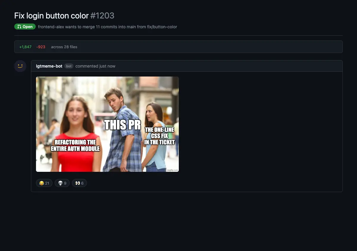 Screenshot 2 of LGTMeme